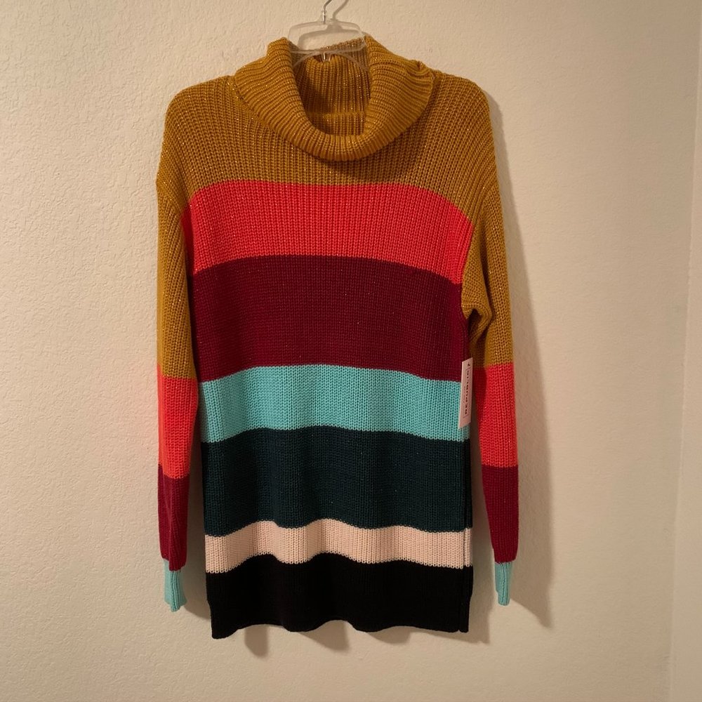 FOR THE REPUBLIC M striped sweater NWT
